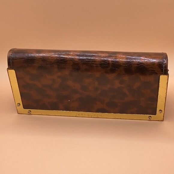 Tory Burch Brown Animal Print Sunglasses EUC - Picture 1 of 5